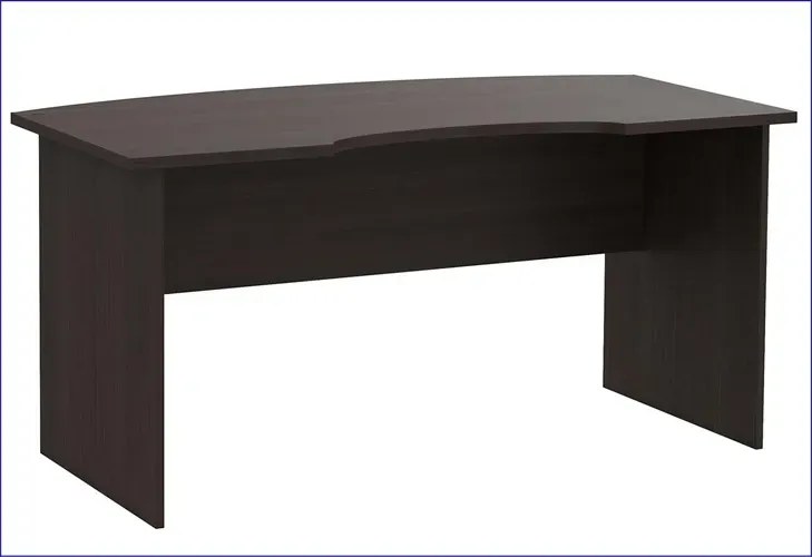 Ciemnobrązowe długie biurko do pracy wenge N9-K28