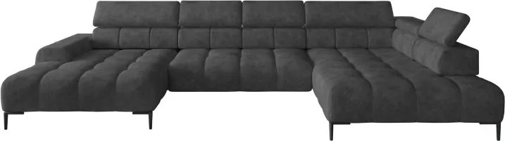 Narożnik PLAZA XL Prawostronny Elektryczna regulacja Tkanina MONOLITH 95 WERSAL