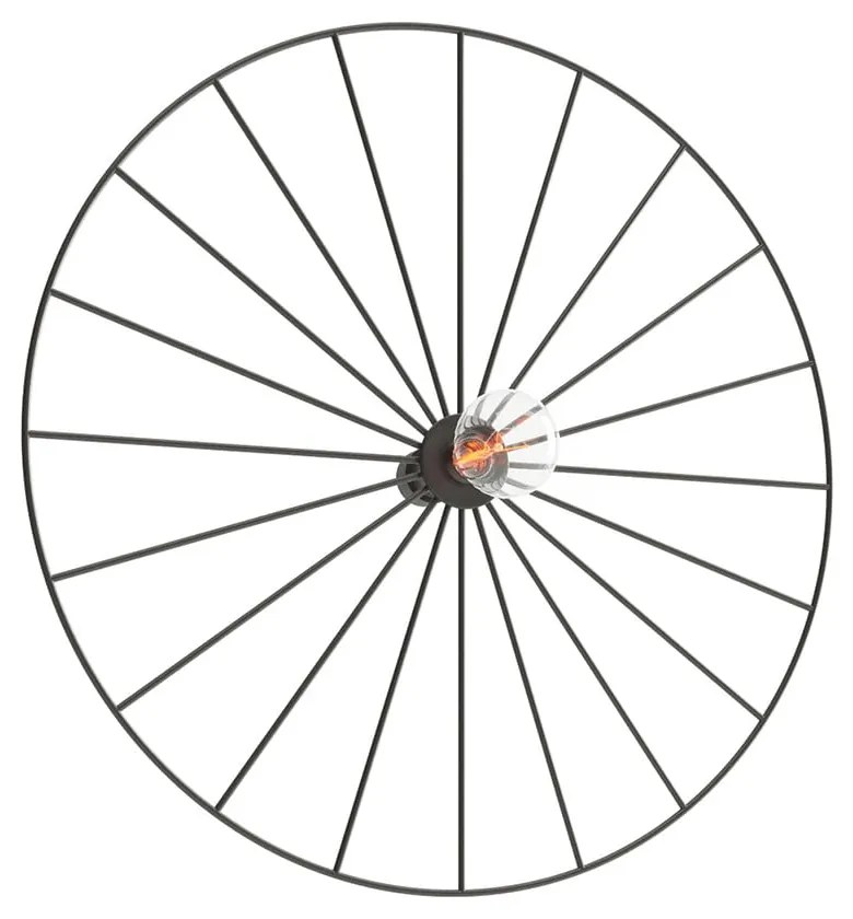 Czarna lampa sufitowa ø 45 cm Soho – Sollux