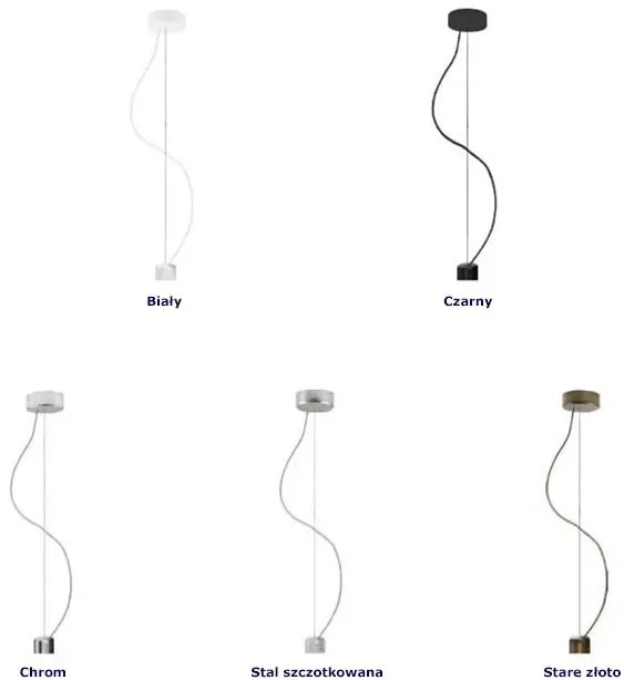 Regulowana lampa wisząca na stalowym stelażu - R8-G68