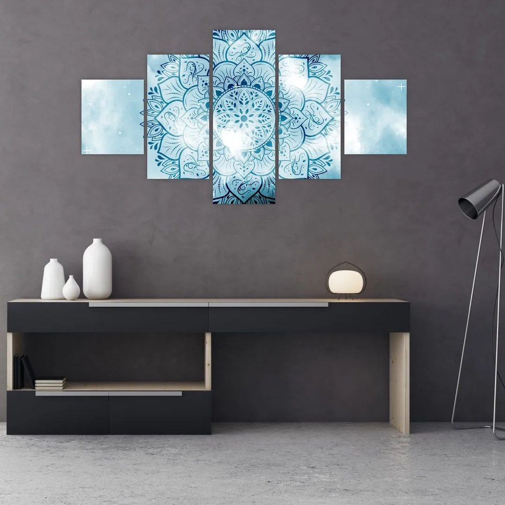 Obraz - Niebiańska mandala (125x70 cm)