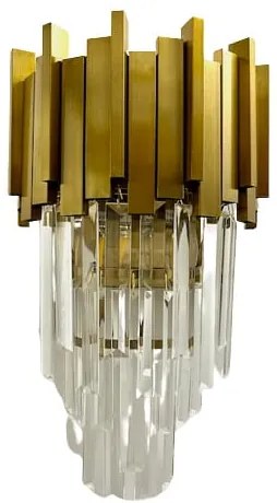 Kinkiet kryształowy Luminating Wall Brass 40