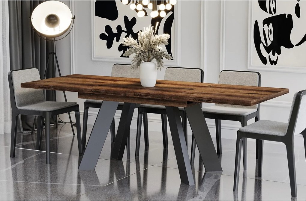 Stół rozkładany COMO 130(210)x80 dąb monastery