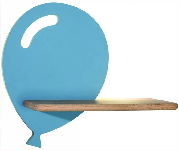 Niebieski kinkiet ścienny dziecięcy balonik - 3X K017 G5-B92