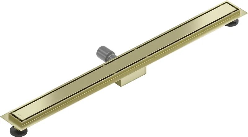Mexen Flat M13 odpływ liniowy 2w1 80 cm, złoty szczotkowany - 1A10080-15