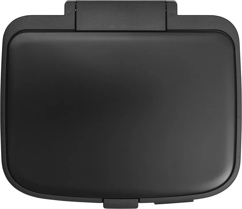 Stalowy kosz na śmieci z pedałem w kolorze matowej czerni 7 l Bo – Brabantia