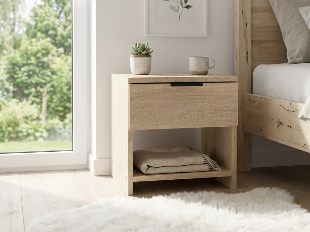 Stoliki nocne HAVANA (2 szt.), dąb sonoma