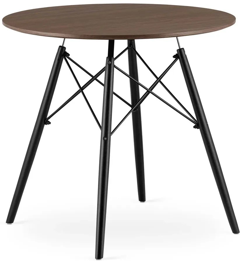 Skandynawski stół kuchenny 80 cm jesion - Fivi 7X