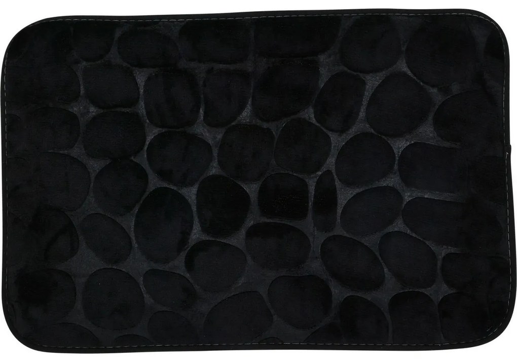 Dywanik łazienkowy czarny, 40 x 60 cm