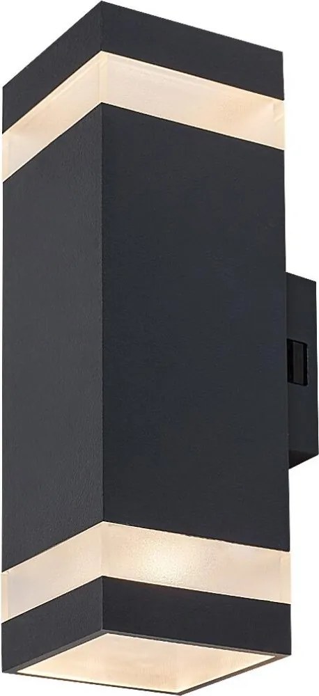 Rabalux 77210 - Zewnętrzny kinkiet LED URFA LINE LED/16W/230V IP65 antracyt