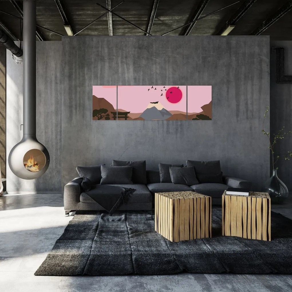 Obraz - Japonia N⁰2 (170x50 cm)