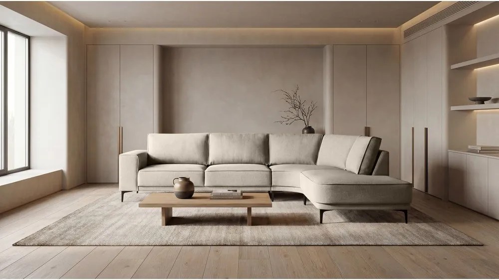 Beżowy narożnik (prawostronny) Copenhagen – Scandic