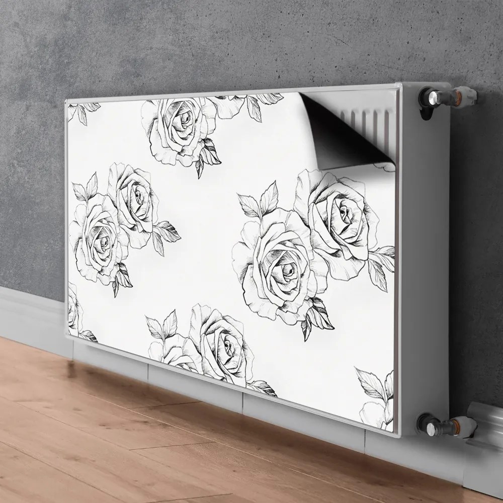 Mata dekoracyjna grzejnikowa Róże