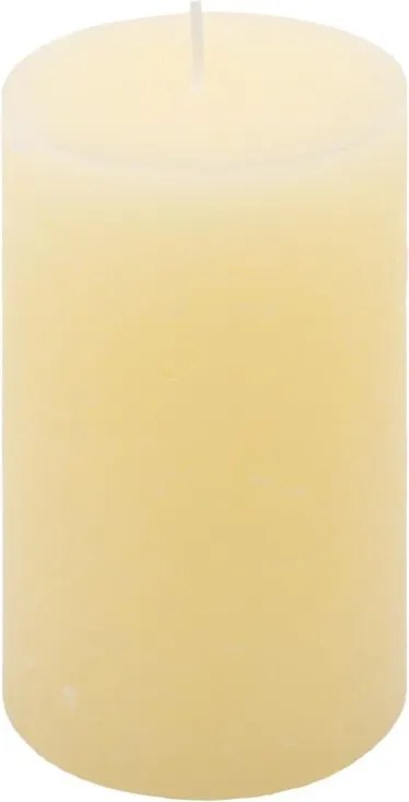 Zestaw świec rustykalnych, 11,5 cm, Ø 6,8 cm, kremowy, 6 szt