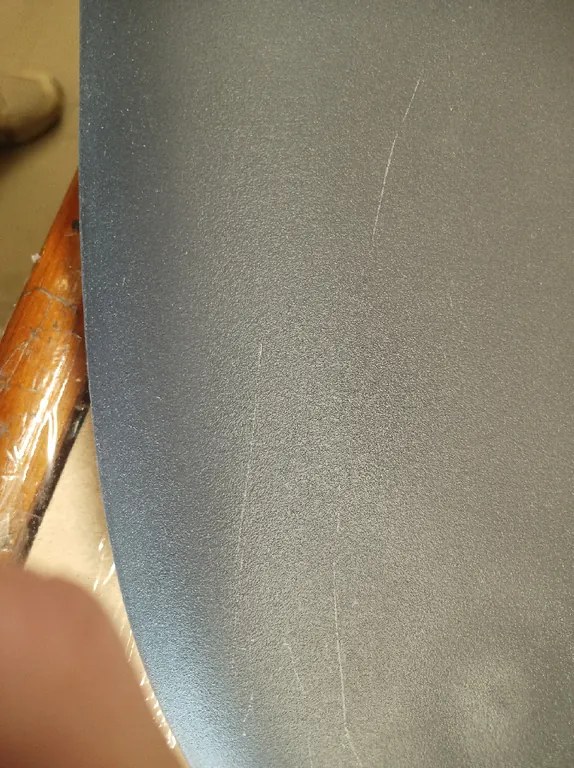 PROMOCJA Krzesło do jadalni OSAKA plastikowe, antracytowe II. gatunek