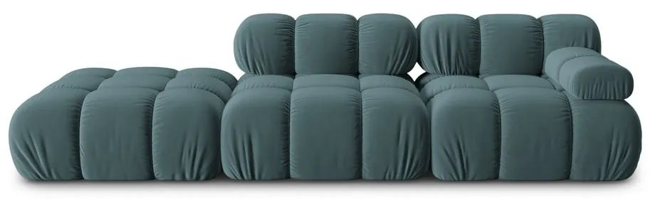 Morska aksamitna sofa 282 cm Bellis – Micadoni Home