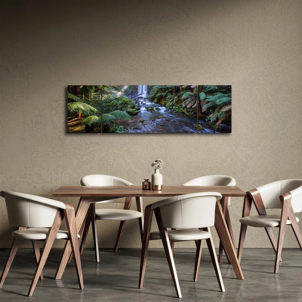 Obraz australijskiego lasu deszczowego (170x50 cm)