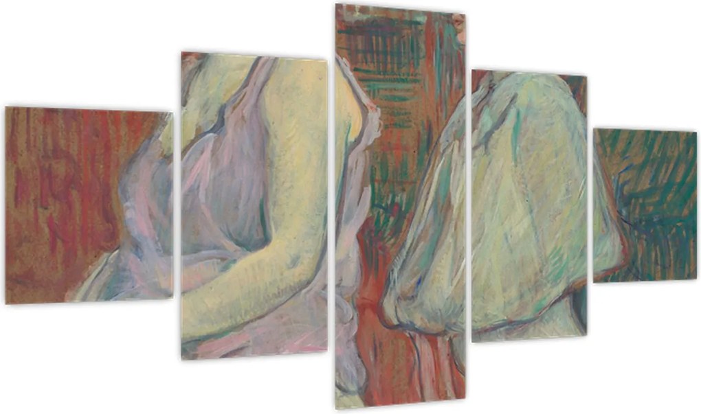 Obraz - Henri de Toulouse-Lautrec, Rue des Moulins, reprodukcje (125x70 cm)