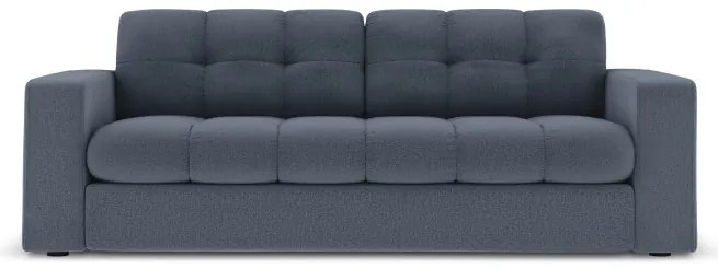 Sofa Justin 2-osobowa, ciemny niebieski, tkanina strukturalna