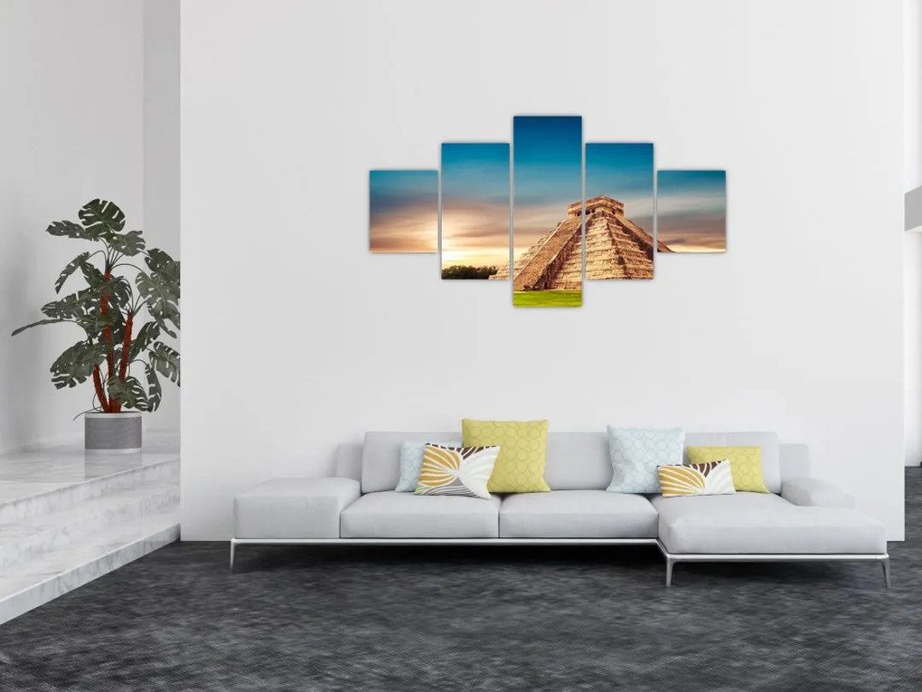 Obraz słynnego pomnika Majów (125x70 cm)