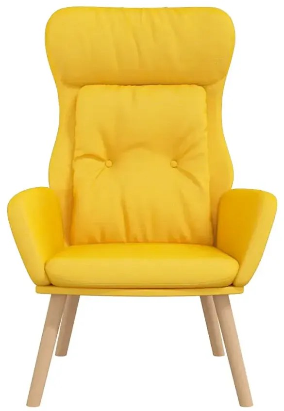 Musztardowy fotel do relaksu G1-H46