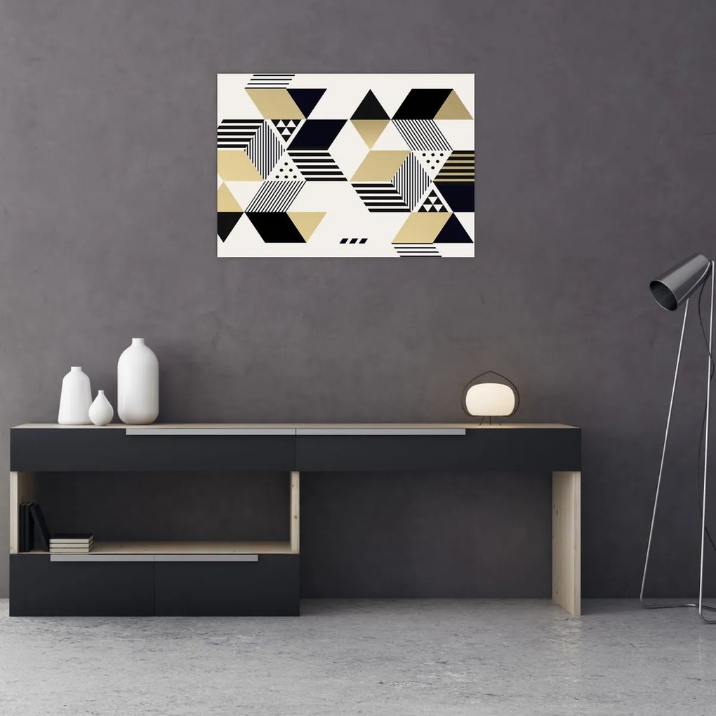 Obraz na szkle - Kształty geometryczne N⁰1 (70x50 cm)