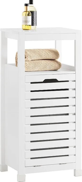 Szafka łazienkowa z kosz na pranie BZR67-W