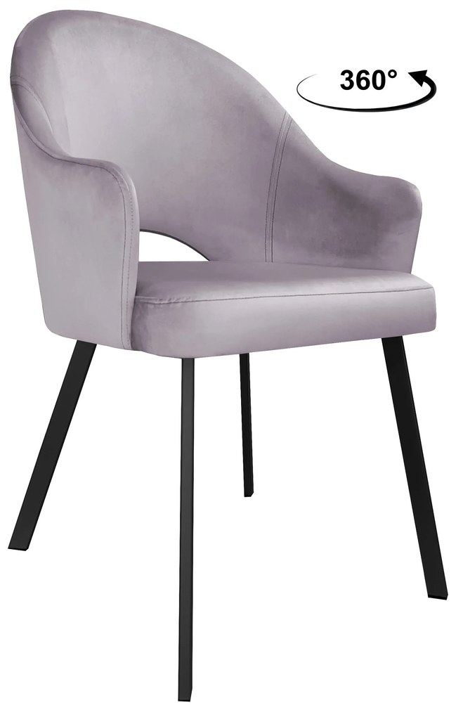 Krzesło obrotowe Velvet podstawa Profil czarna MG55