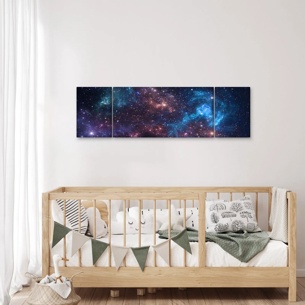 Obraz - Nocne niebo (170x50 cm)