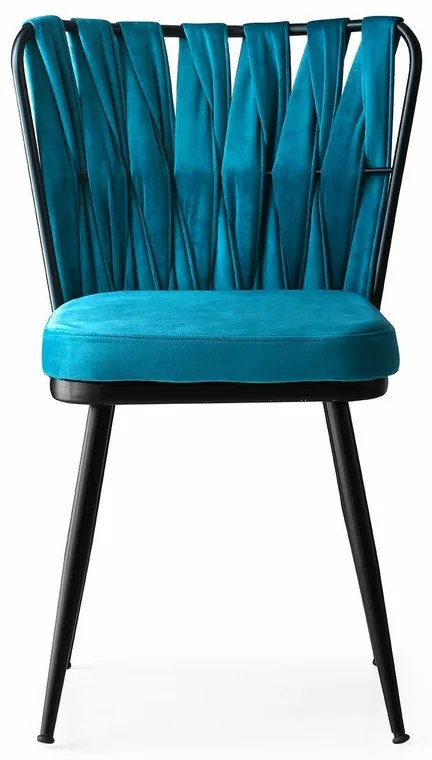 Zestaw krzeseł do jadalni Kusakli Blue, 4 szt., 4 szt.