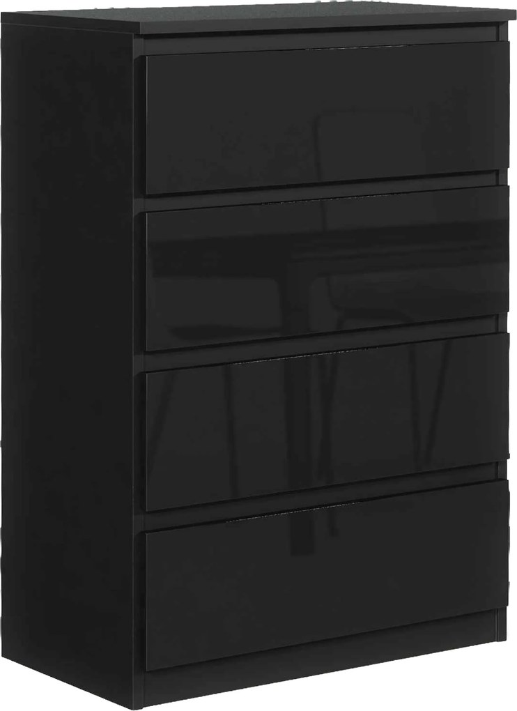 Komoda NUDO 70 cm do Salonu Sypialni Czarny