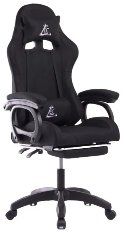 Czarny fotel gamingowy SNAKE