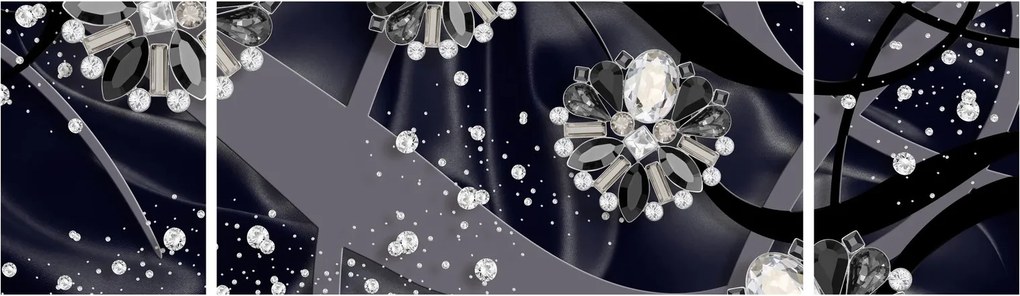 Obraz - Diamenty w pomieszczeniu (170x50 cm)
