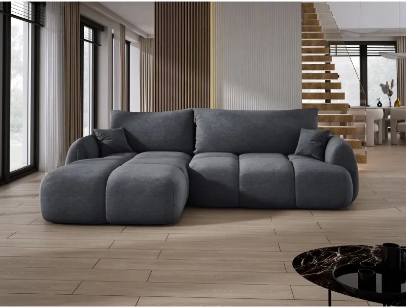 Narożnik COCO WIND z funkcją spania poduszkami i pojemnikiem CLOUD 91 WERSAL