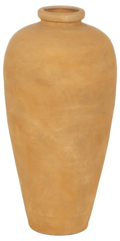 Musztardowy ceramiczny wysoki wazon (wysokość 60 cm) Eufen – Ixia