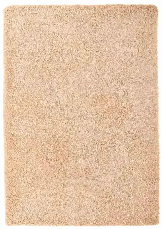 Beżowy dywan z długim włosiem 160x230 L7-F26