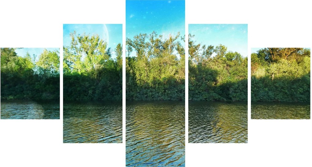 Obraz - jezioro (125x70 cm)