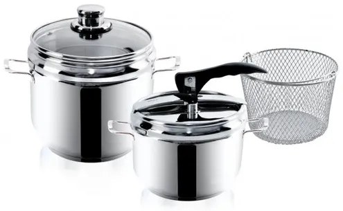 Orion Szybkowar ze stali nierdzewnej Profi Duo, 5 l, 3,5 l