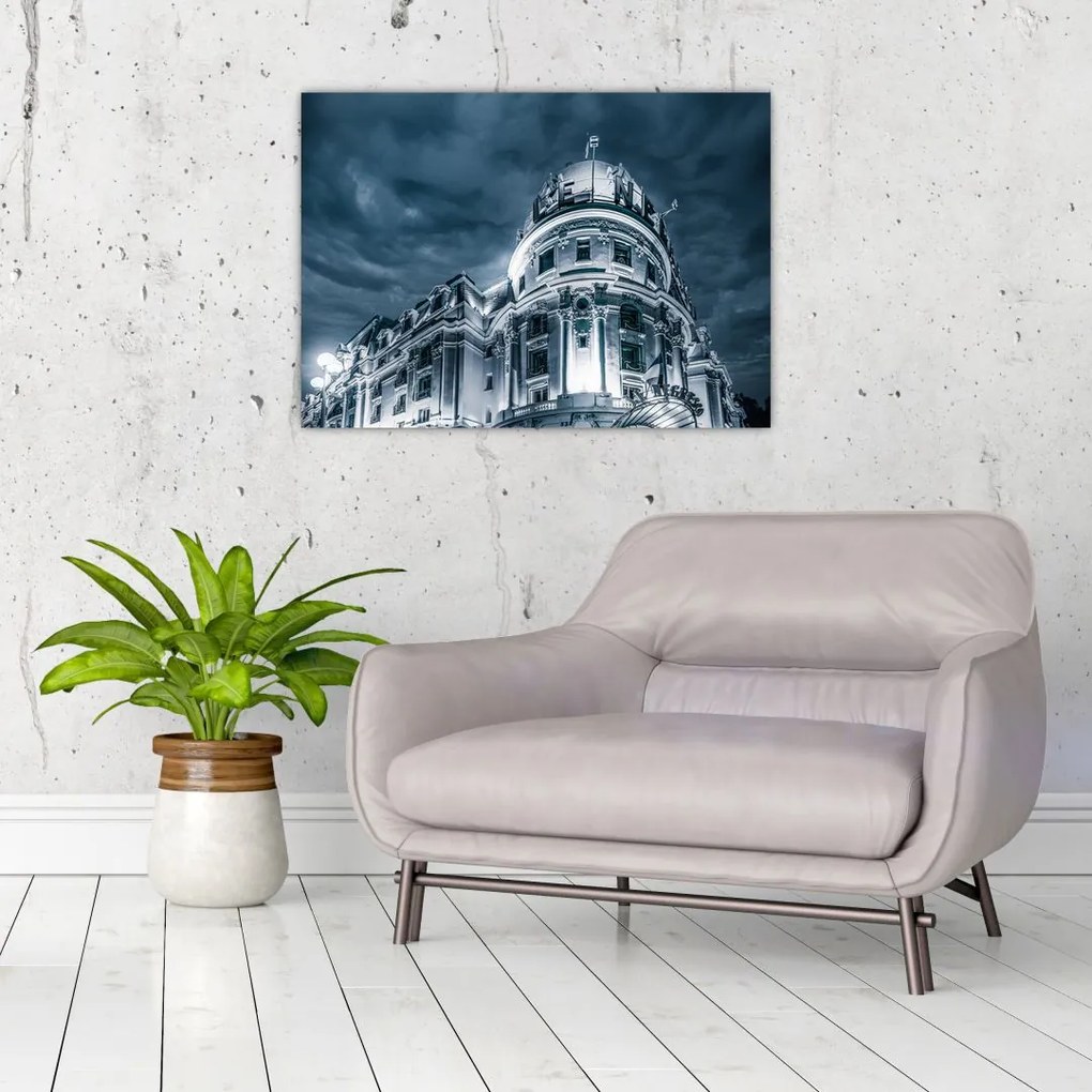 Obraz architektury w ciemności (70x50 cm)