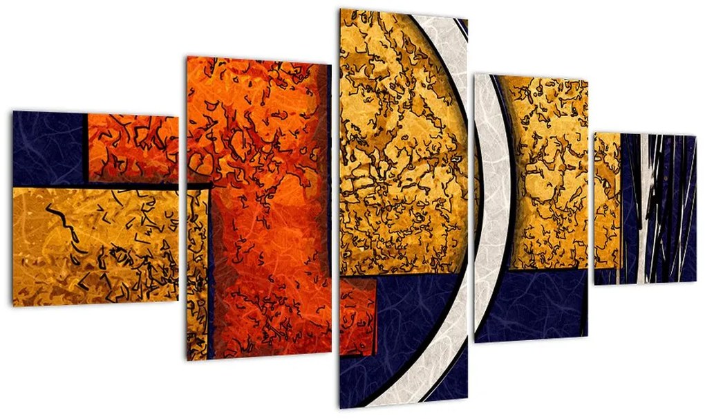 Obraz abstrakcji (125x70 cm)
