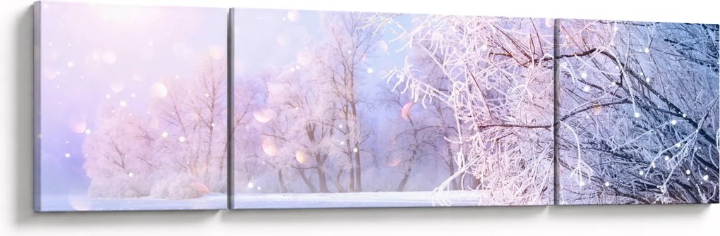 Obraz - Mroźna zima (170x50 cm)