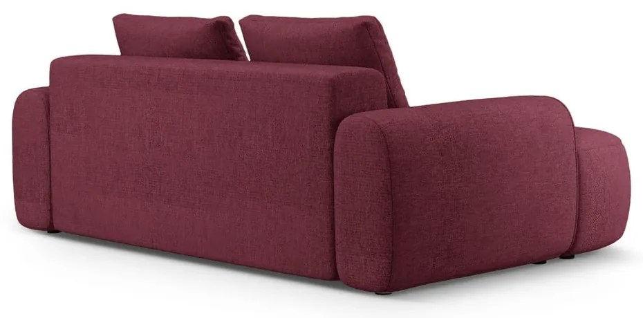 Bordowa sofa 200 cm Linz – Cosmopolitan Design