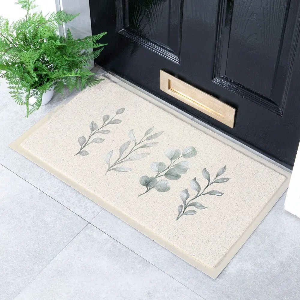 Wycieraczka 40x70 cm Neutral Leaves – Artsy Doormats