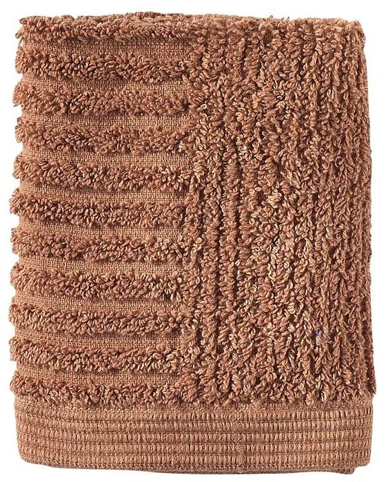 Bawełniany ręcznik frotte w kolorze terakoty 30x30 cm Classic – Zone