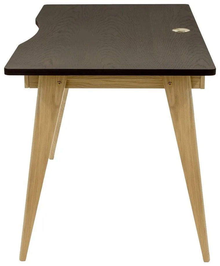 Biurko w dekorze dębu 70x140 cm Nice – Woodman