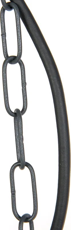 Rustykalna lampa wisząca zewnętrzna ciemnoszara IP44 - Kansas graphite