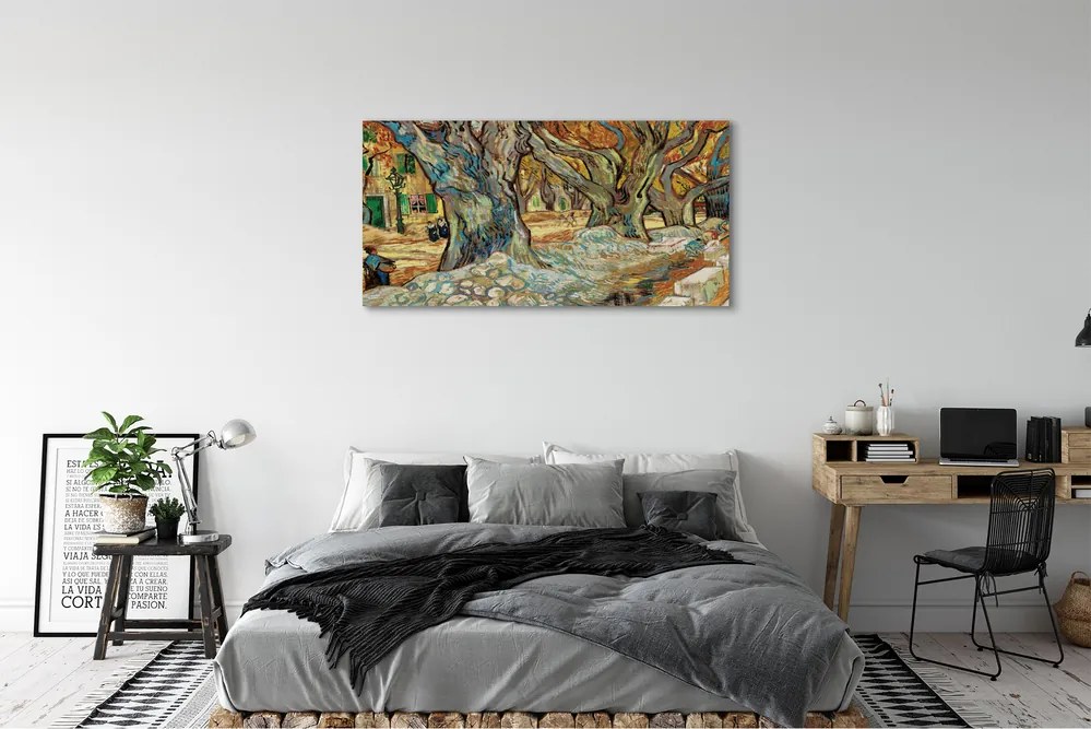 Obraz canvas na ścianę Naprawiający drogę - Vincent van Gogh