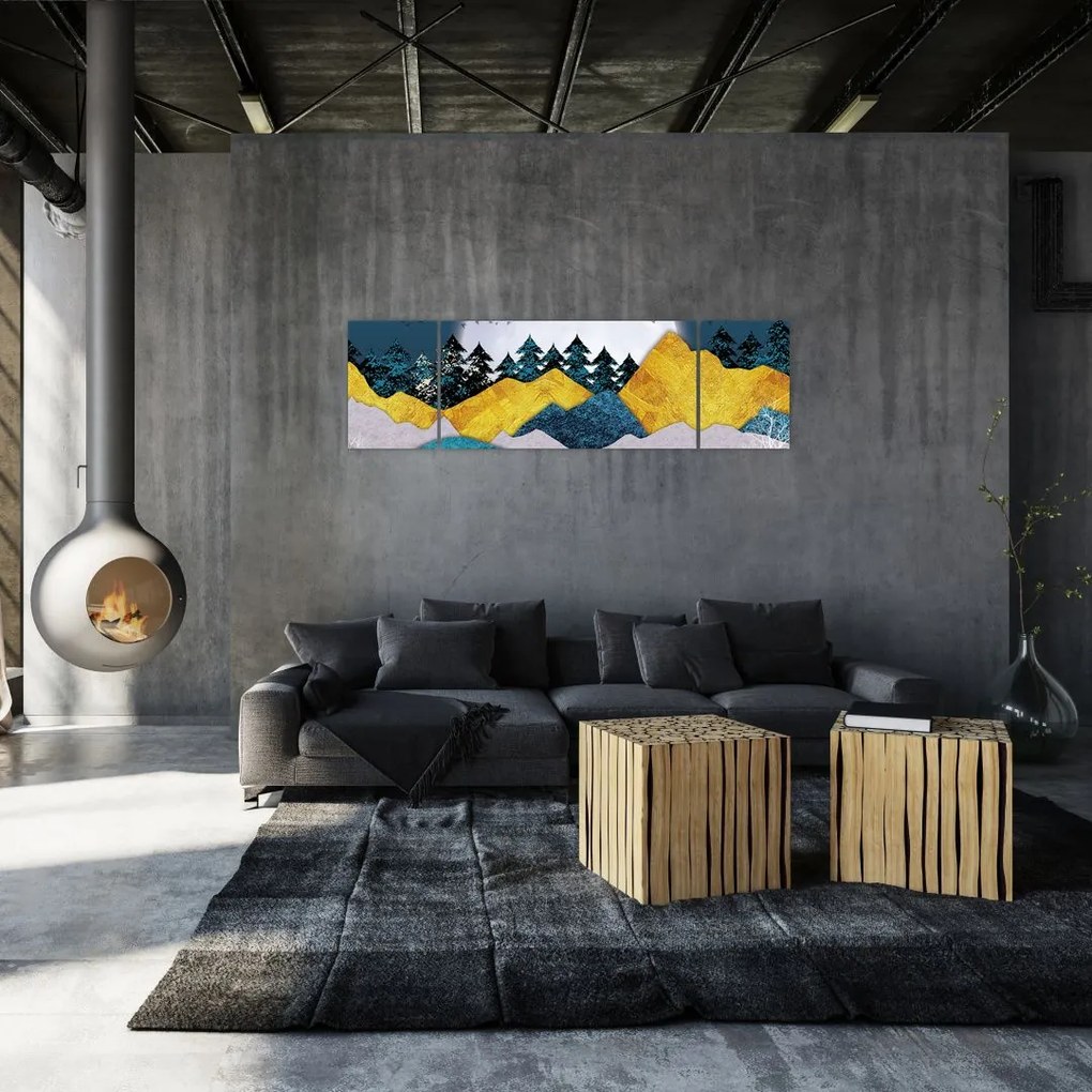 Obraz - Krajobraz polarny (170x50 cm)
