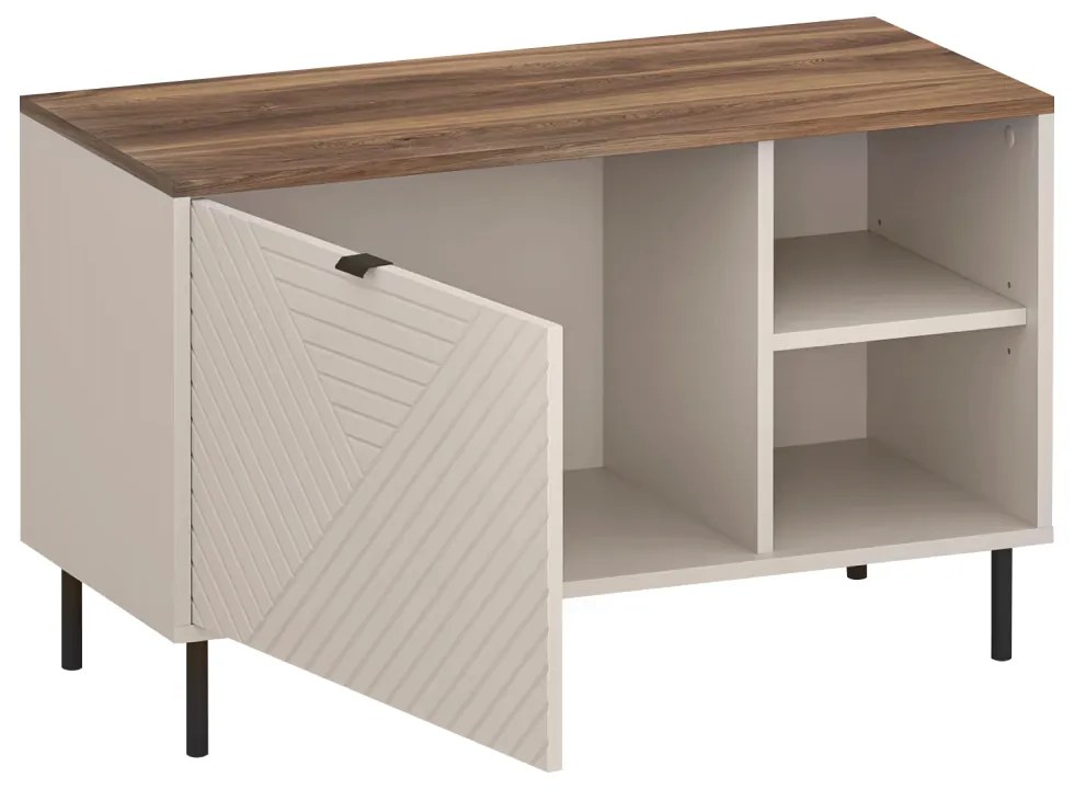 Szafka na buty EYCO 1K, kaszmir/dąb castello