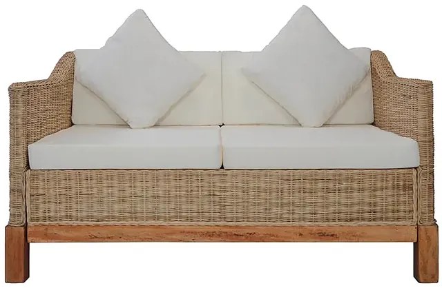 3-częściowy zestaw wypoczynkowy, naturalny rattan R2-F78